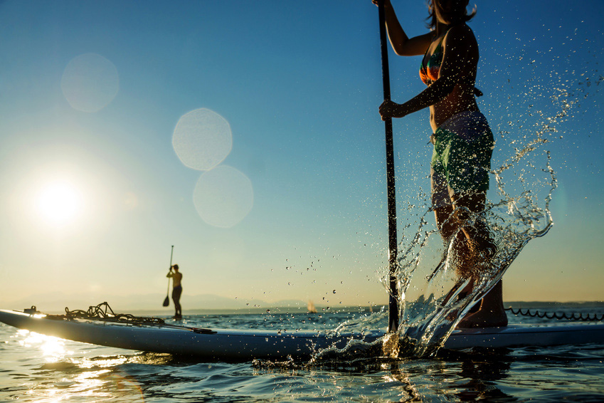 Stand up paddle boarder