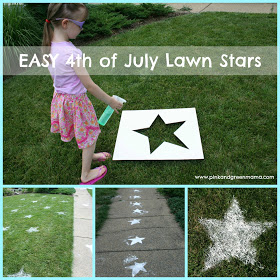 4th of July Lawn Stars