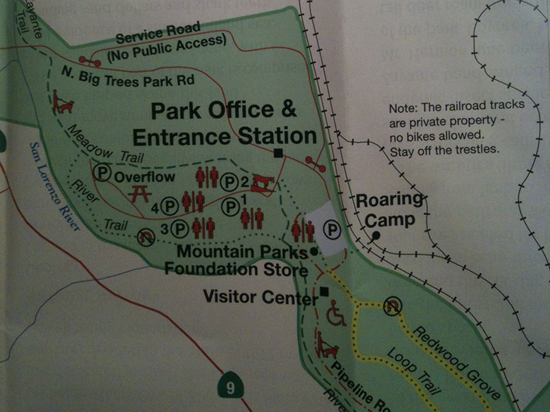 Henry Cowell Map