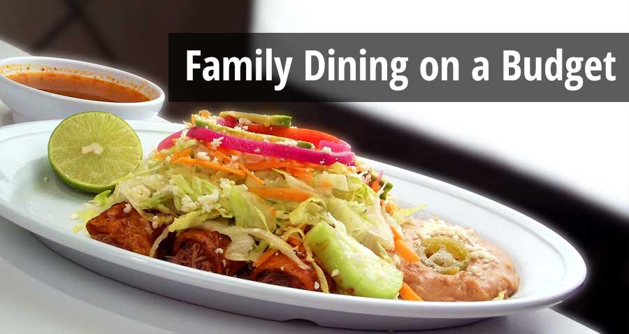 family dining on a budget