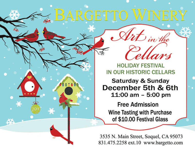 bargetto winery holiday festival