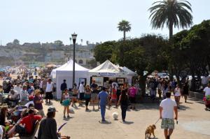Art and music on the beach