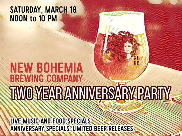 New Bohemia Brewing 2nd Anniversary