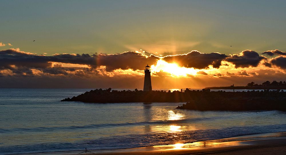 Walton Lighthouse Sunset