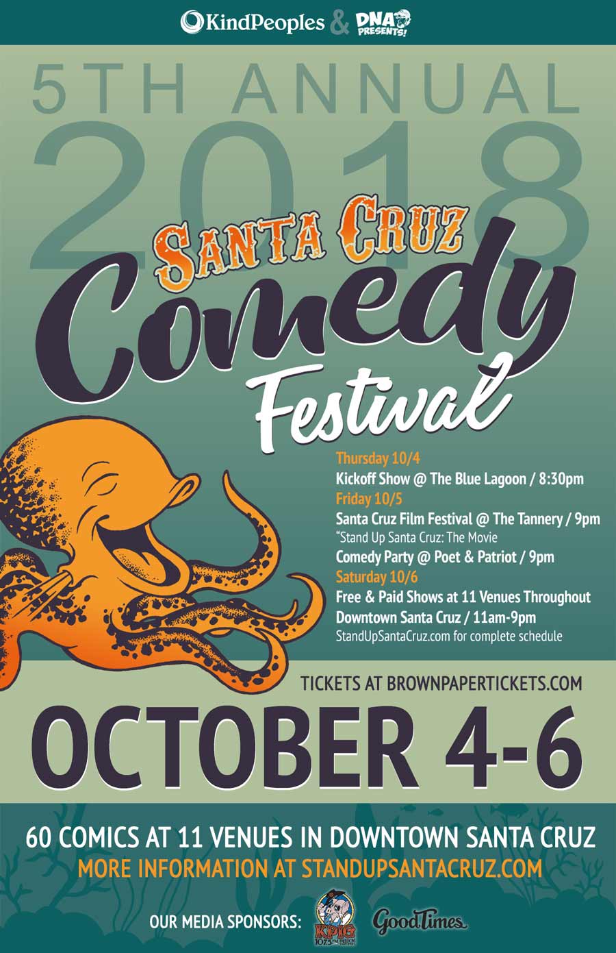 Santa Cruz Comedy Festival 2018