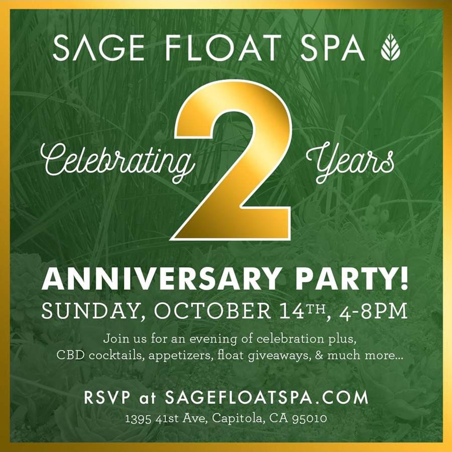 sage float spa anniversary