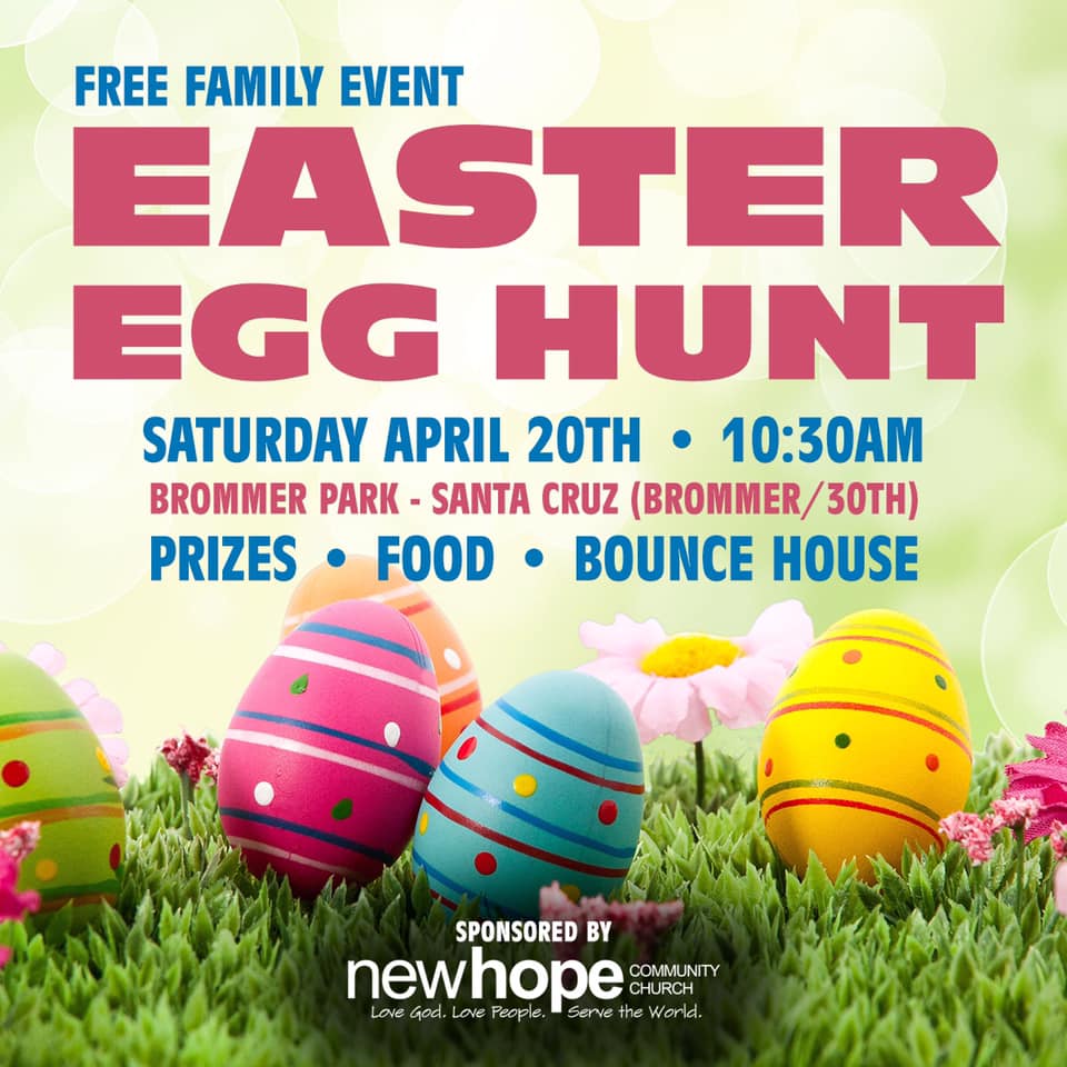 Santa Cruz Easter Sunday Events 2019: Brunch & Easter Egg Hunts
